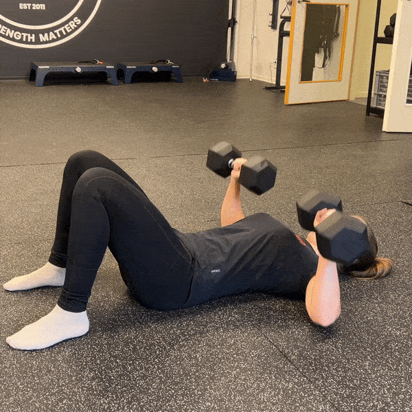 Dumbbell Floor Press